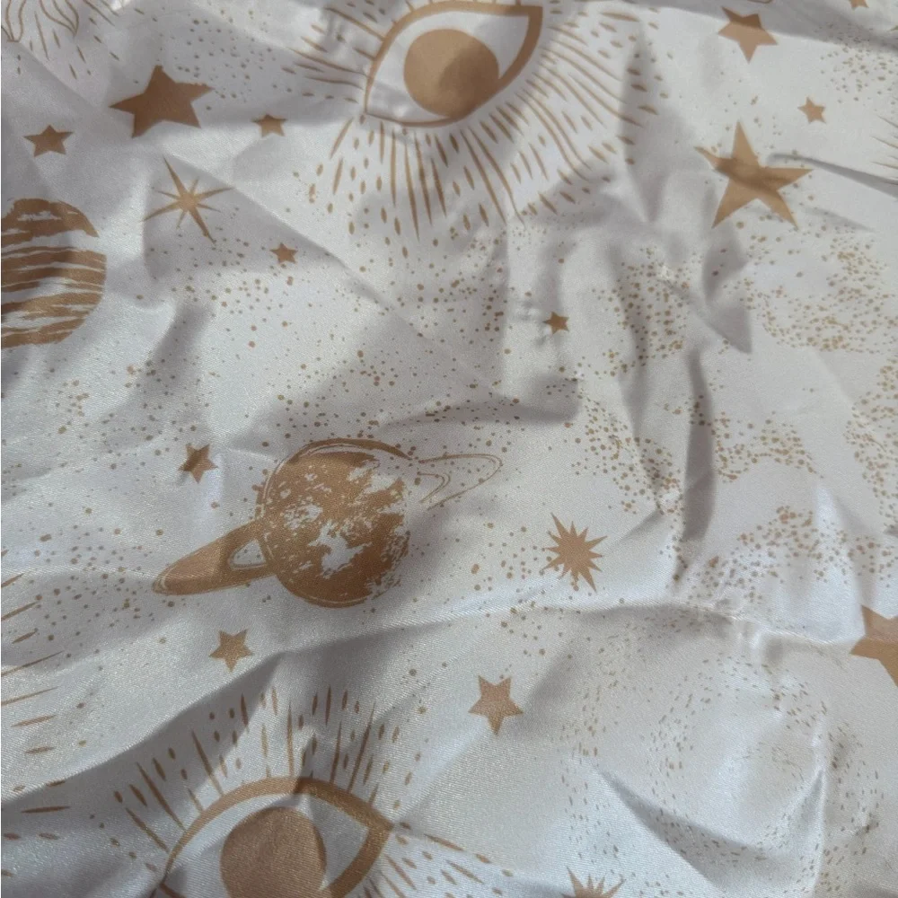 Stellar Visions Pillowcase - White and Tan Set of 2